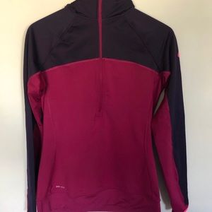 nike 1/4 zip hoodie